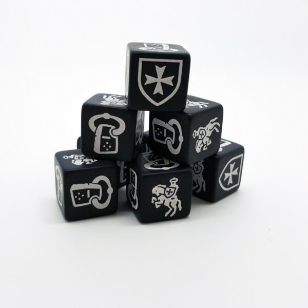 Saga - Dés Teutoniques fait partie des accessoires indispensables pour jouer au jeu d'escarmouche Saga des studios Tamohawk