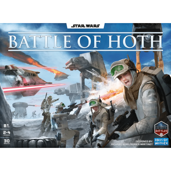 Star Wars: Battle of Hoth est un jeu de société de Days of Wonder inspiré de memoire 44 et de small world , strategique et immersif