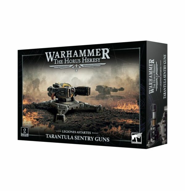 Horus Heresy Tarantula Sentry Guns fait partie des sorties qui accompagnent les nouveautées des armées Astartes de notre empereur