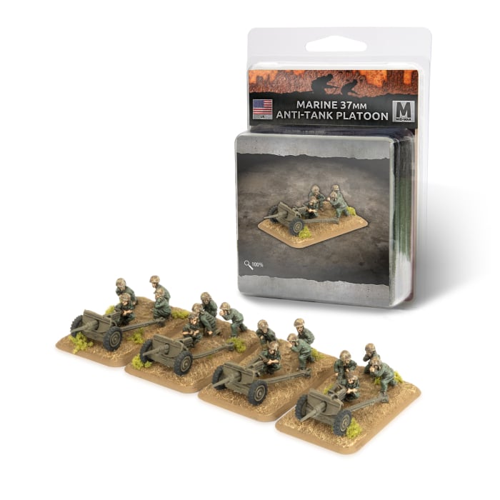 US508 : Marine 37mm Anti-tank fait partie des nouvelles sorties pour la nouvelle extension de Battlefront pour le jeu Flames of War V4,:Pacific