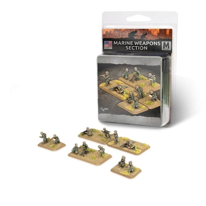 US813: Marine Weapons Section fait partie des nouvelles sorties pour la nouvelle extension de Battlefront pour le jeu Flames of War V4,:Pacific