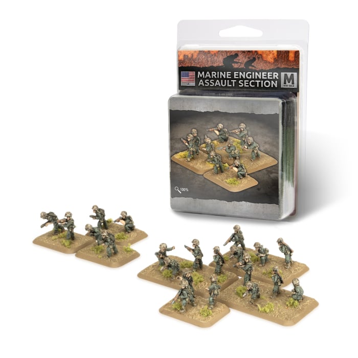 US816: Marine Engineer Assault fait partie des nouvelles sorties pour la nouvelle extension de Battlefront pour le jeu Flames of War V4,:Pacific