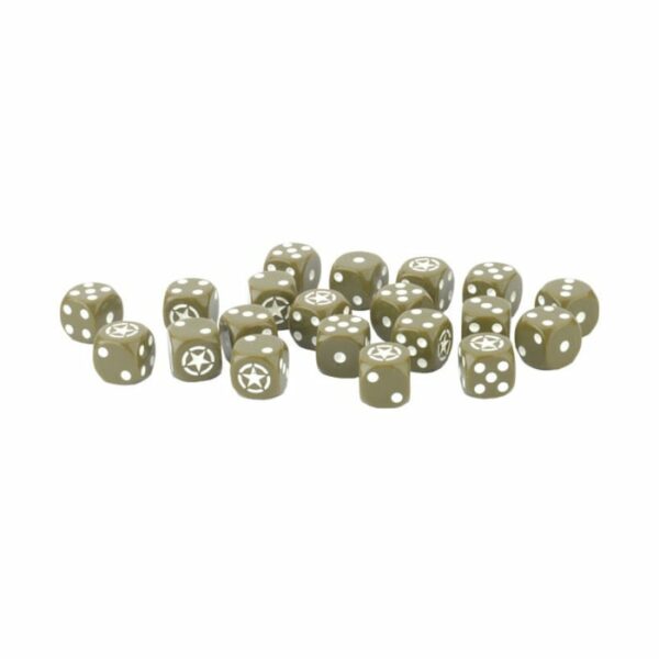 US906 American Late War Dice Set fait partie des nouvelles sorties pour la nouvelle extension de Battlefront pour le jeu Flames of War V4,:Pacific