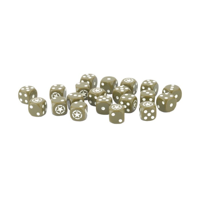 US906 American Late War Dice Set fait partie des nouvelles sorties pour la nouvelle extension de Battlefront pour le jeu Flames of War V4,:Pacific