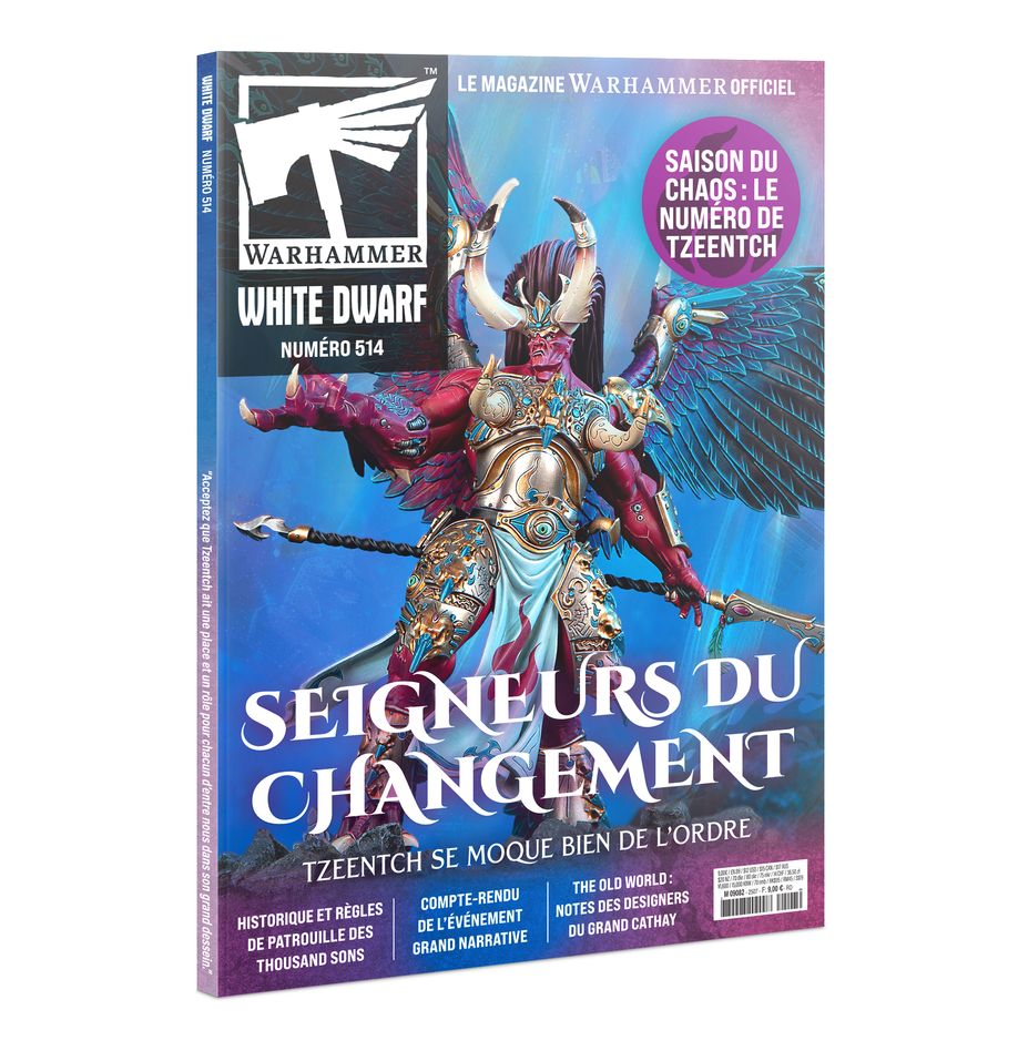 White Dwarf 514 est le magazine Warhammer premium de Games Workshop, débordant chaque mois de contenus extraordinaires pour pimentez vos parties.