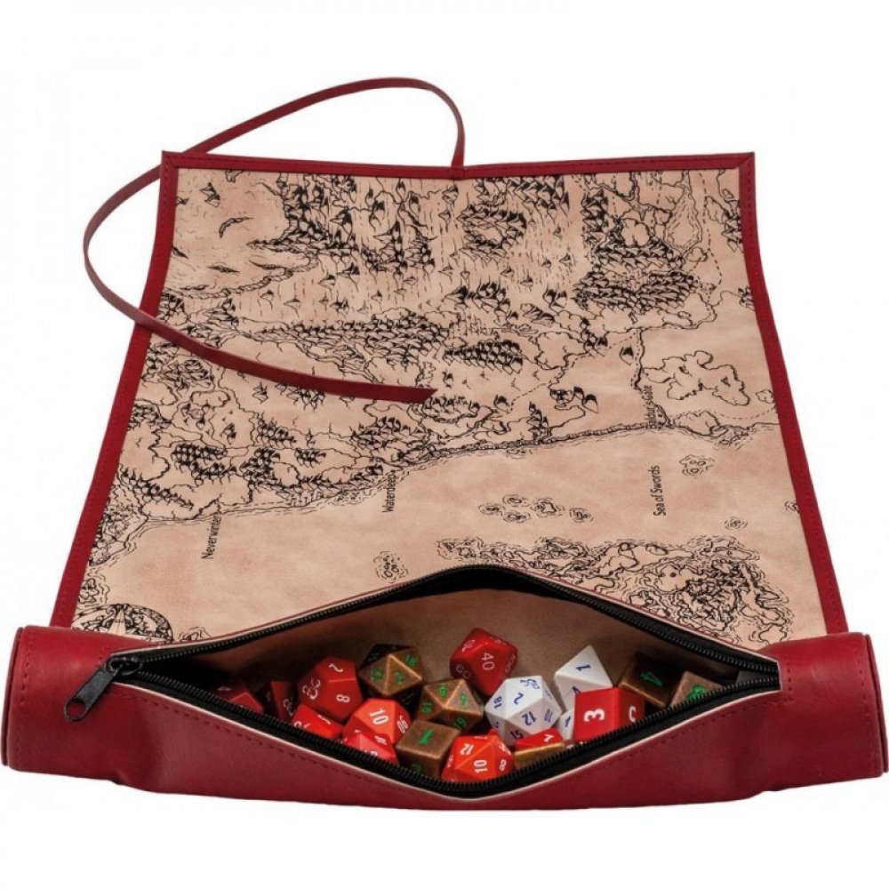 Découvrez Dice Scroll Map Sword Coast qui vous permettras de vous lancer dans l'univers de Dungeons & Dragons avec ce sublime accessoire de jeu