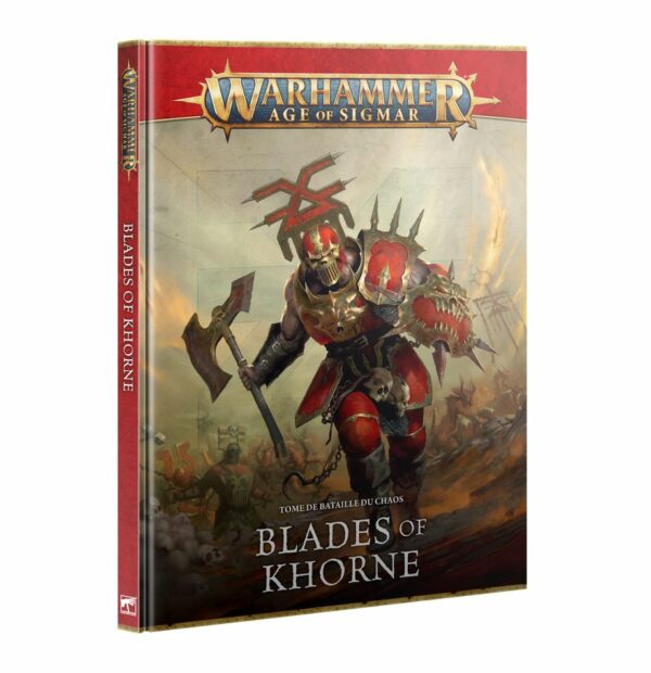 Découvrez le Blades Of Khorne Battletome V4, votre battletome indispensable pour tout joueurs ou collectionneurs de Blades Of Khorne