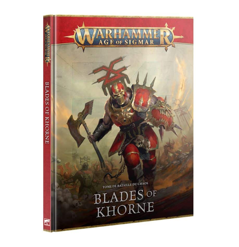 Découvrez le Blades Of Khorne Battletome V4, votre battletome indispensable pour tout joueurs ou collectionneurs de Blades Of Khorne