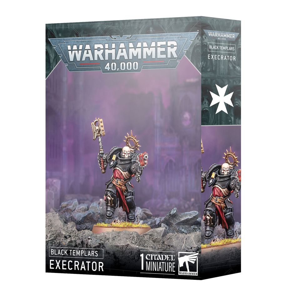 Découvrez le Execrator, un chapelain chez les Black Templars, meneur idéal pour tout joueur voulant vaincre les ennemis de l'Imperium