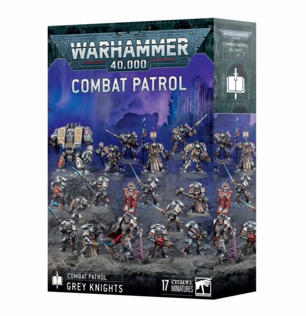 Traquez et éradiquez les ennemis démoniaques de l'Imperium avec les Grey Knight en commençant avec la Combat Patrol Grey Knights V10