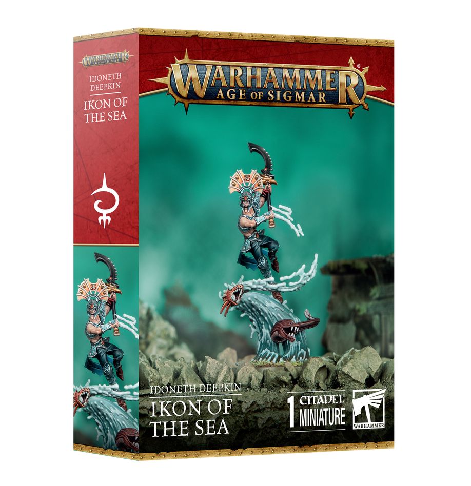 Découvrez Idoneth Deepkin Ikon Of The Sea, un puissant guerrier pour mener vos forces Idoneth Deepkin et écraser vos adversaires lors de vos parties