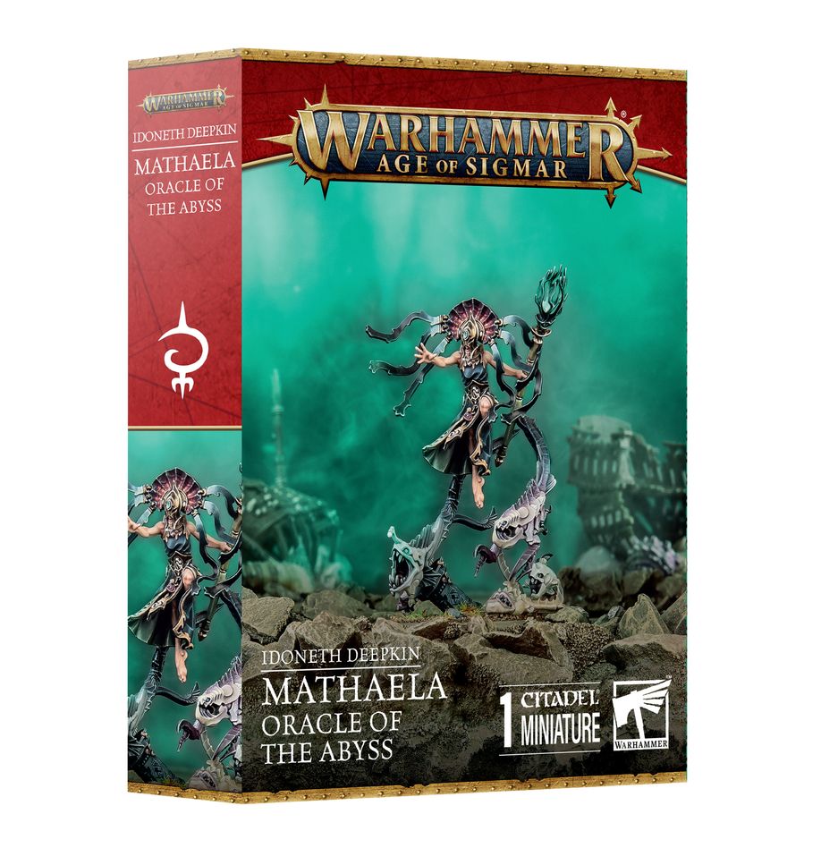 Découvrez Idoneth Deepkin Mathaela Oracle Of The Abyss, le puissant sorcier Idoneth Deepkin, pour dominer les vents magiques lors de vos parties