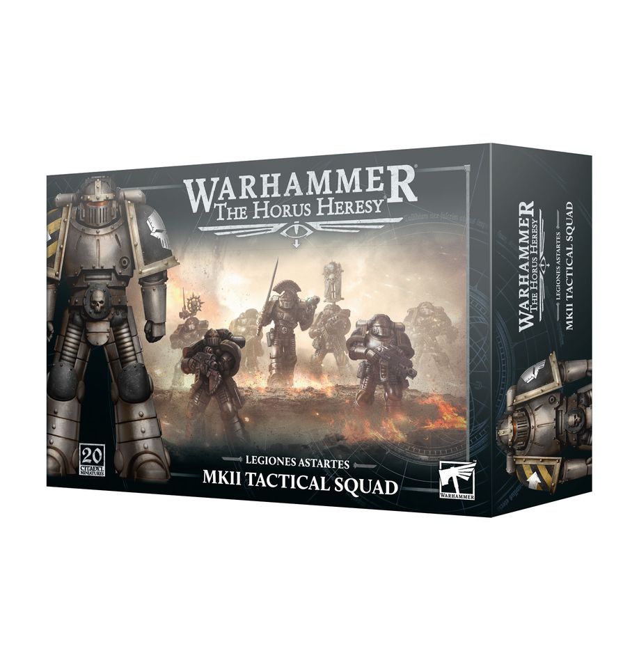 Découvrez les MKII Tactical Squad V3, la boite d'unité d'infanterie de base pour vos légions Astartes ou Hereticus pour Horus Heresy V3