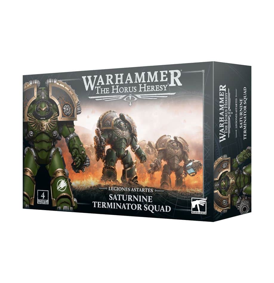 Découvrez les Legion Astartes Saturnine Terminator, les derniers terminators pour mener vos assauts avec vos Legion Astartes ou Legion Hereticus