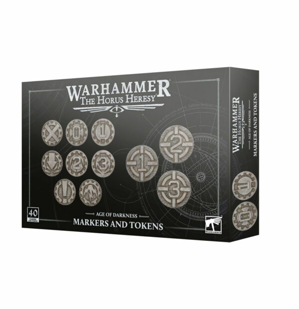 Découvrez les Markers And Tokens, les marqueurs et tokens nécessaires pour tout joueur ou collectionneur pour Horus Heresy