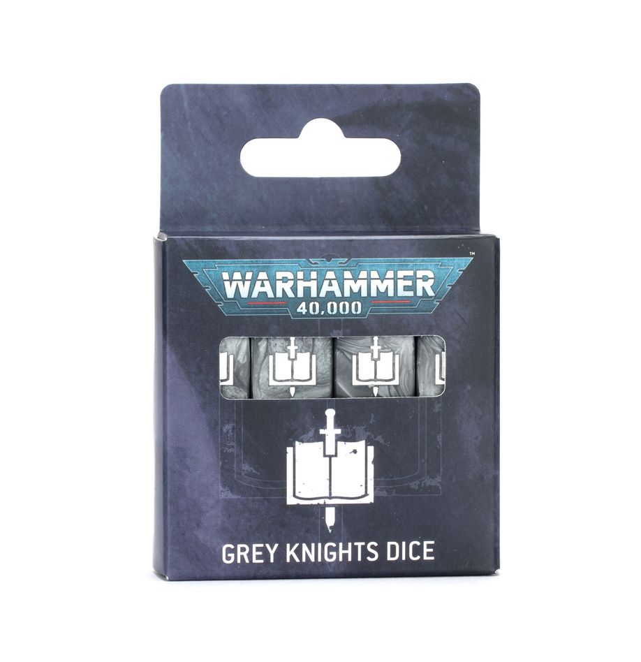 Découvrez les Grey Knight Dice V10 qui accompagne toutes les sorties pour les Grey Knight et écraser les ennemis de l'Imperium avec classe