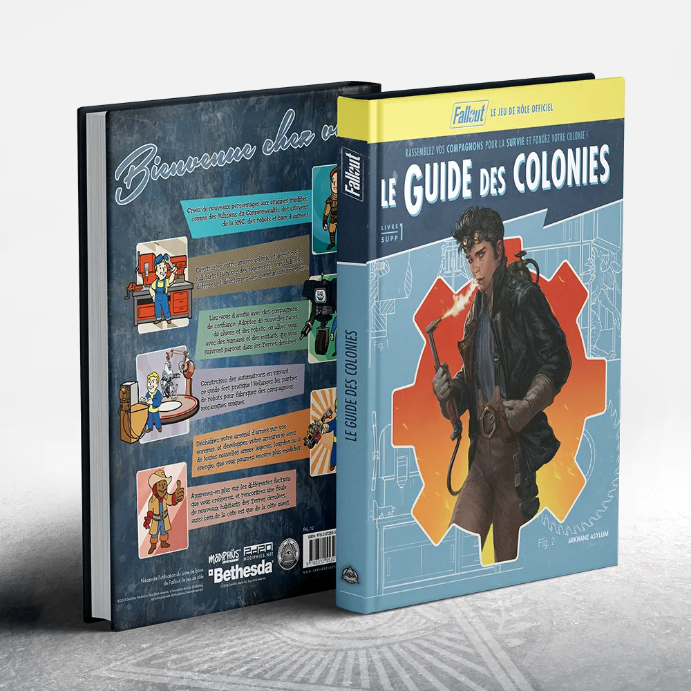 Fallout le Guide des Colonies, construisez des automatrons ! Mélangez les parties de robots pour fabriquer des compagnons mécaniques uniques.
