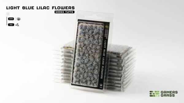GamersGrass Light Blue Lilac Flowers