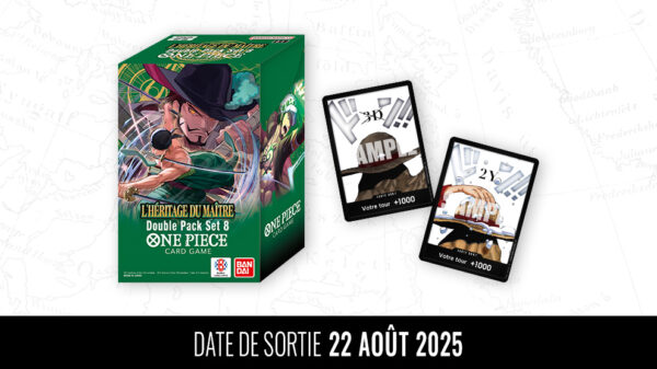 One Piece Card Game : Double Pack Set DP08 FR PRECO Sortie 22.08.25