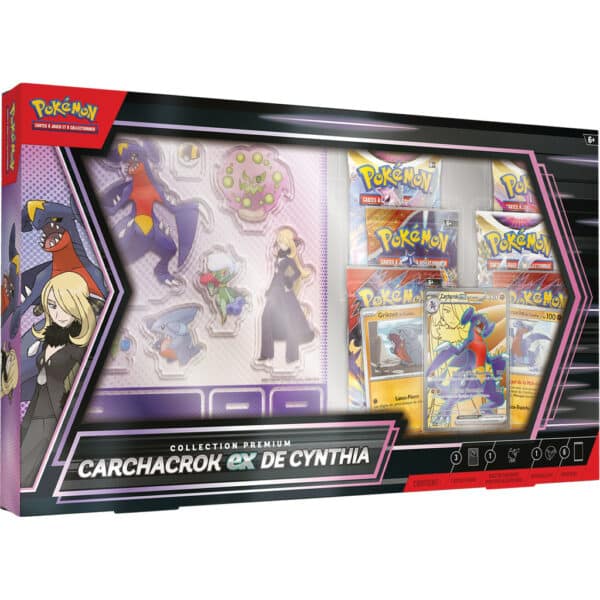 Coffret Pokémon Collection Premium Carchacrock ex de Cynthia VF