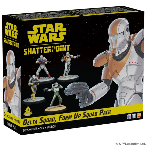Shatterpoint - Delta Squad, une nouvelle bande pour etoffer encore votre collection pour ce superbe jeu de figurines Star Wars Shatterpoint