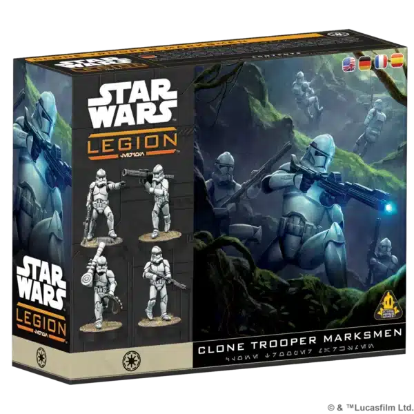 Clone Trooper Marksmen VF est la prochaine sortie pour Star Wars Legion et sa nouvelle version de ce jeu fantastique