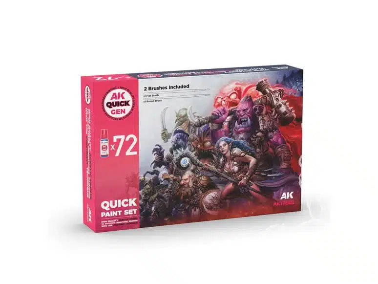 Maxireves a choisi pour vous cet nouveau set Quick Gen Paint set 72 afin que vous puissiez découvrir la magnifiquenouvelle gamme de contrast