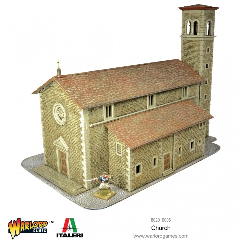 Bolt Action Church est un coffret parfait pour donner vie à vos champs de bataille. Il propose une église en plastique pour garnir vos tables