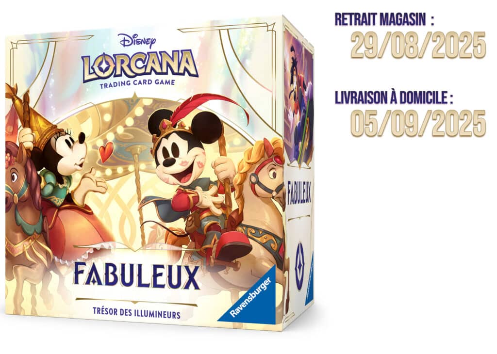 Disney Lorcana : Chapitre 9 Fabuleux : Coffret Trove est un excellent moyen de collectionner ce chapitre avec ses nouveaux mecanismes de jeu
