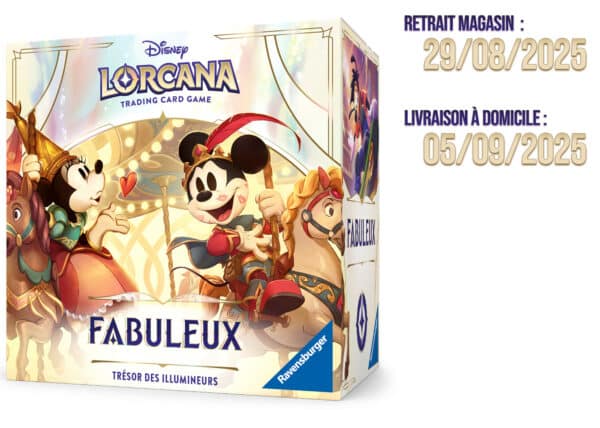 Disney Lorcana : Chapitre 9 Fabuleux : Coffret Trove est un excellent moyen de collectionner ce chapitre avec ses nouveaux mecanismes de jeu