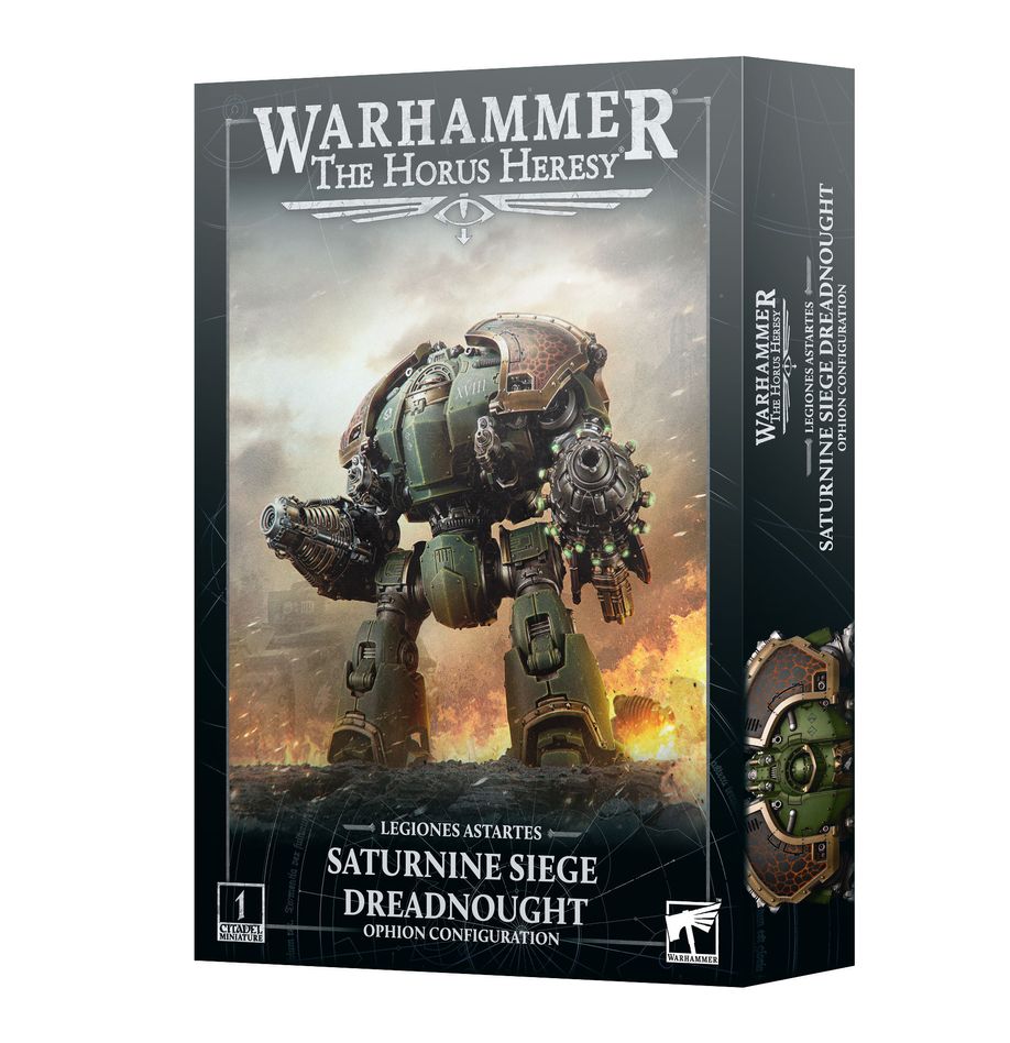 Découvrez les Legion Astartes Saturnine Dreadnought Ophion, le dreadnought ultime pour accompagner vos assauts avec vos Legion Astartes ou Legion Hereticus