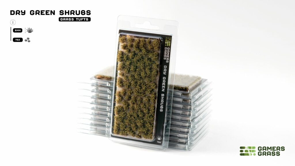 GamersGrass Dry Green Shrubs