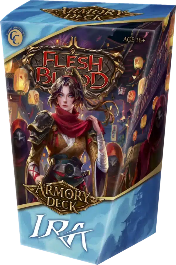 Découvrez le Armory Deck - Ira, une nouvelle façon de jouer à notre superbe jeu de cartes Flesh and Blood, ce superbe TCG