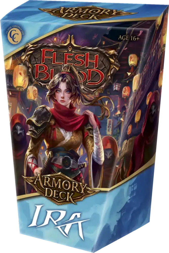 Découvrez le Armory Deck - Ira, une nouvelle façon de jouer à notre superbe jeu de cartes Flesh and Blood, ce superbe TCG