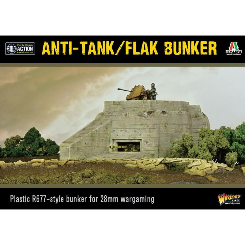 Anti-Flak / Flak Bunker est un coffret parfait pour donner vie à vos champs de bataille. Il propose un un bunker pour garnir vos tables