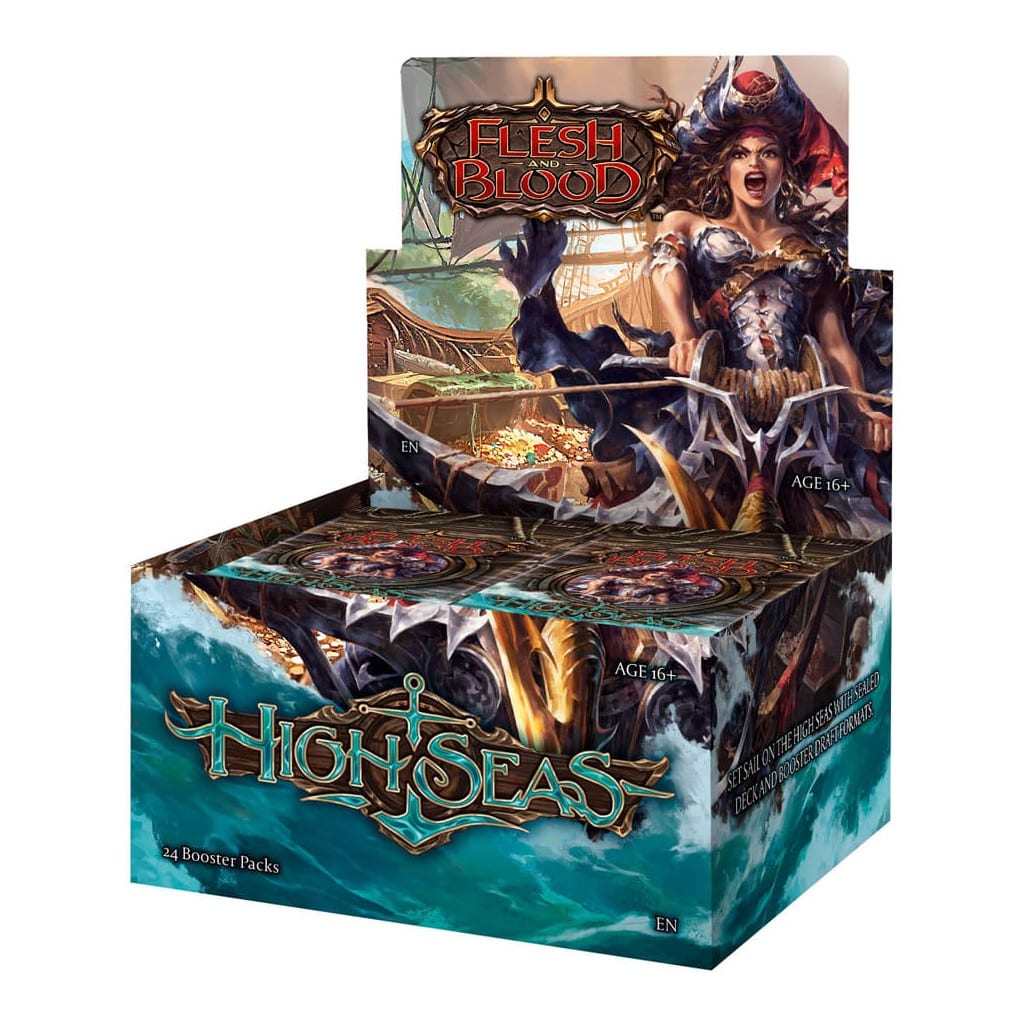 Découvrez la Flesh and Blood  Display High Seas EN, la superbe nouvelle extension de Flesh and blood avec de nombreux nouveaux mecanismes