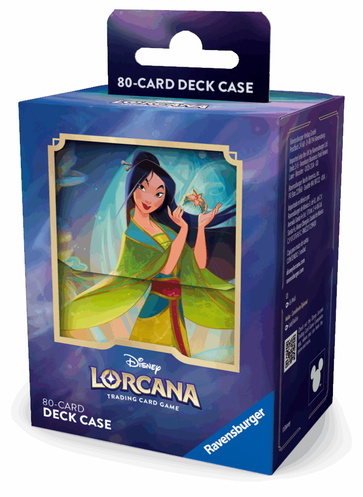 Disney Lorcana : Chapitre 9 Fabuleux : Deck Box Mulan est un excellent moyen de collectionner ce chapitre avec ses nouveaux mecanismes de jeu
