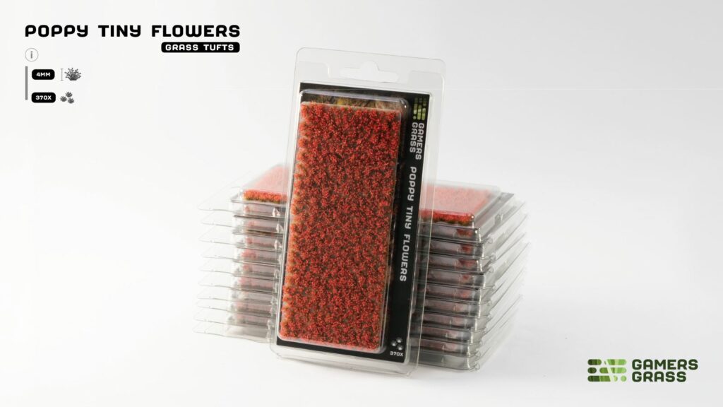 GamersGrass Poppy Tiny Flowers