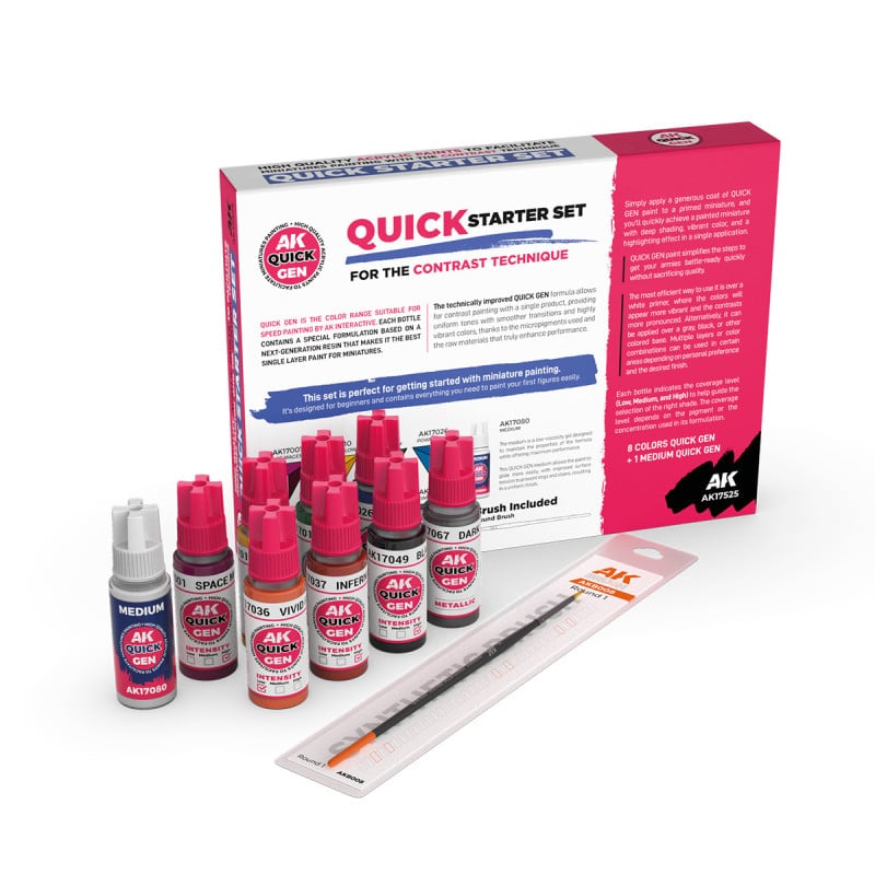 Maxireves a choisi pour vous cet nouveau set AK Quick Gen Starter afin que vous puissiez découvrir la magnifiquenouvelle gamme de contrast