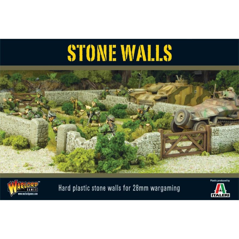 Stone Walls Plastic Boxed Set est un coffret parfait pour donner vie à vos champs de bataille. Il propose un ensemble de murs pour garnir vos tables