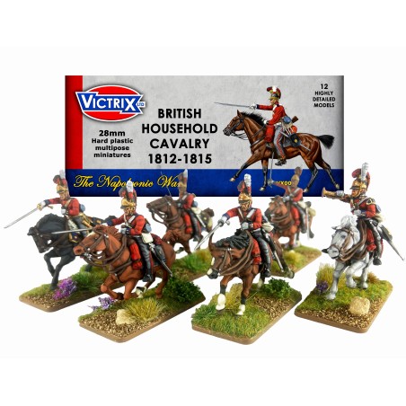Napoleonic British Household Cavalry est l'une des superbes boites d'infanterie de Vitrix pour revivre les grandes campagnes napoléonnienes