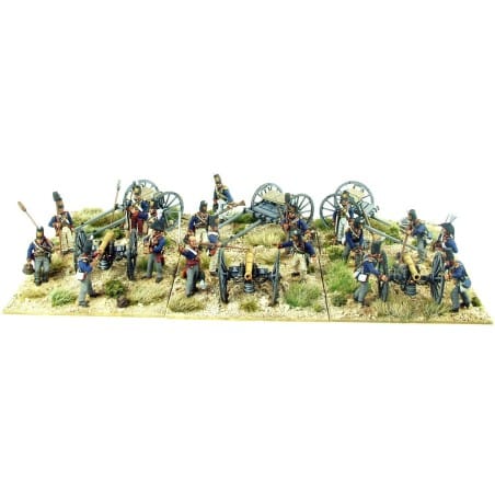 Napoleonic British Foot Artillery est l'une des superbes boites d'infanterie de Vitrix pour revivre les grandes campagnes napoléonnienes