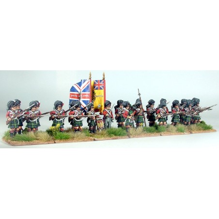 British Highlander Centre companies est l'une des superbes boites d'infanterie de Vitrix pour revivre les grandes campagnes napoléonnienes