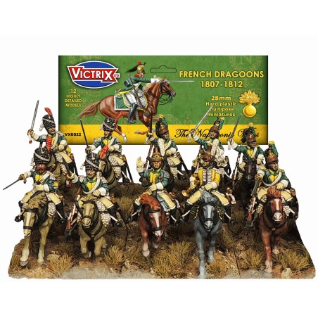 Vitrix Napoleonic French Dragoons est l'une des superbes boites d'infanterie de Vitrix pour revivre les grandes campagnes napoléonnienes