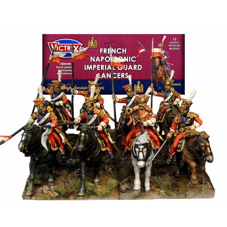 Vitrix French Imperial Guard Lancers est l'une des superbes boites d'infanterie de Vitrix pour revivre les grandes campagnes napoléonnienes
