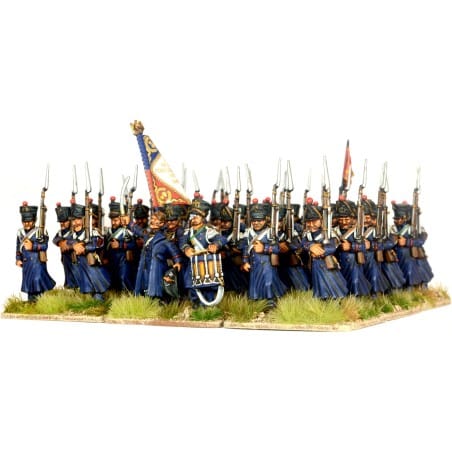 Napoleonic French Middle Imperial Guard est l'une des superbes boites d'infanterie de Vitrix pour revivre les grandes campagnes napoléonnienes