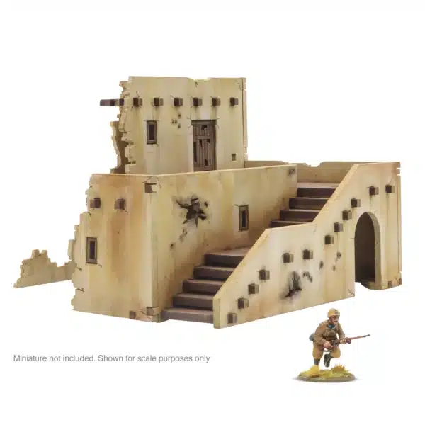Bolt Action  Adobe Building - Ruins - Gentleman's War Ruins