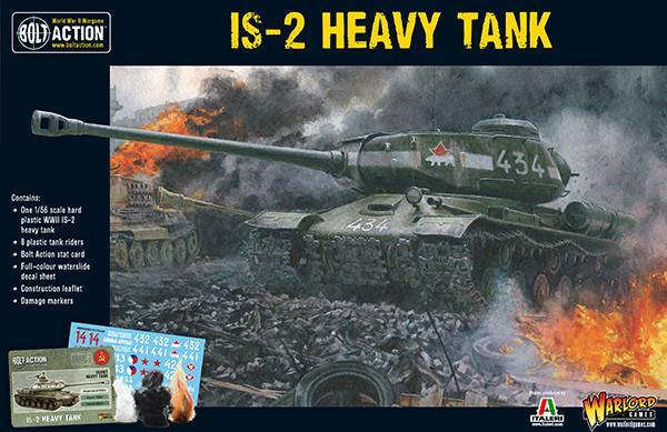 Plastic IS-2 Heavy Tank fait partie des nouvelles sorties pour l'armée rouge dans le cadre de la 3 eme edition de bolt action