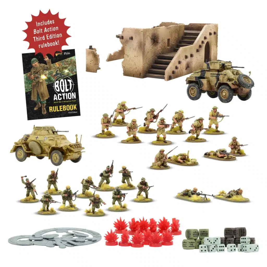 Starter  A Gentleman's War VF vous permet de revivre les batailles emblématiques de la deuxieme guerre mondiale sur le front africain