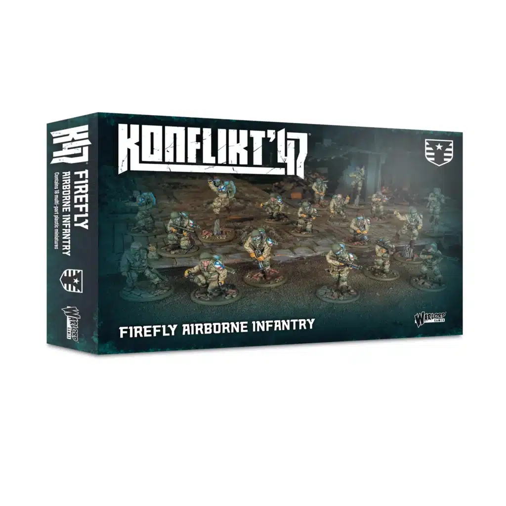 Konflikt '47 Firefly Airborne est l'une des sorties qui accompagne le nouveau starter du jeu de warlord games appelé konflikt 47